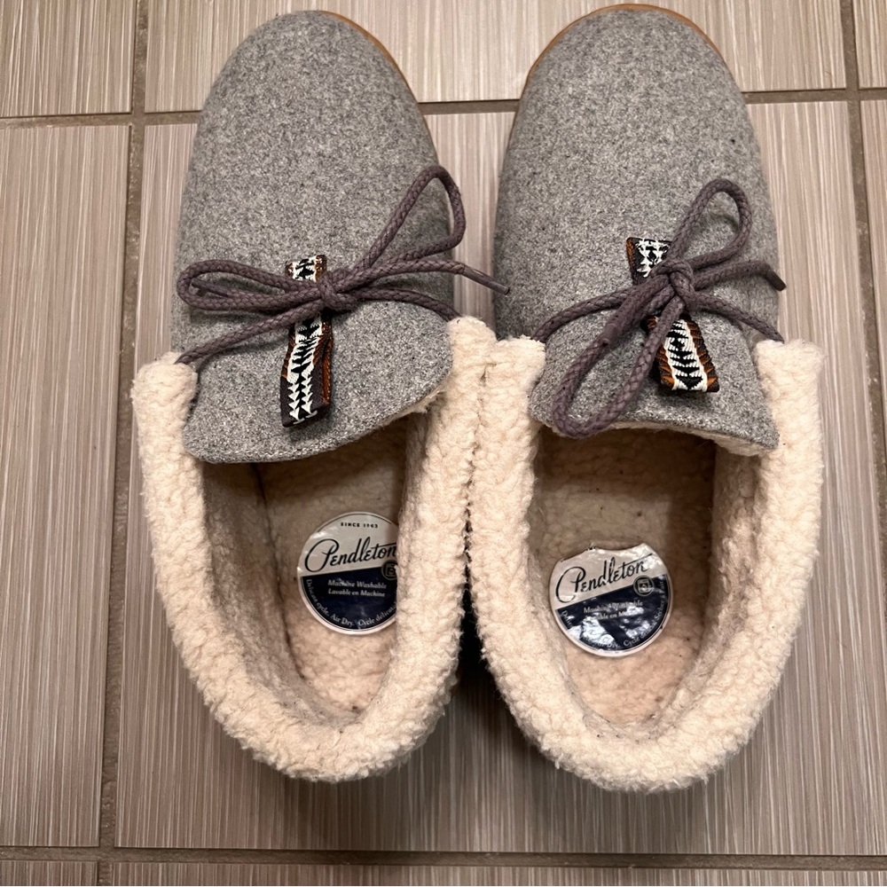 Pendleton Caravan Slippers Wool Washable Sherpa L… - image 5